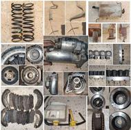 صفحه کلاچ جلوبندی ریل گاز فنر لول استارت لنت ترمز