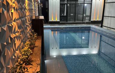 اجاره روزانه باغ ویلا استخردار آبگرم سرپوشیده 3خواب