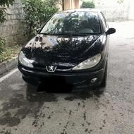 پژو 206 تیپ 5 مدل 1395 دریچه گاز سیمی