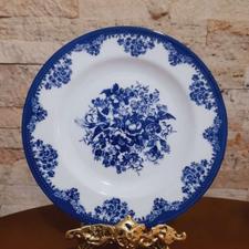 بشقاب دیوارکوب قلم آبی