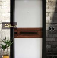 درب ضد سرقت مدرن:”کدLb934”/نرده شیشهای ضدسرقت