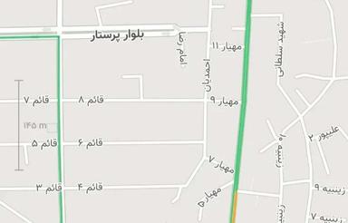 فروش زمین مسکونی 151 متری در خیابان قائم محدوده معلم