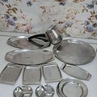 ظروف استیل در حد نو