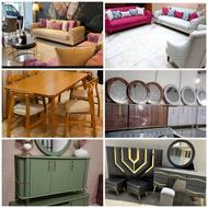 مبل و پک کامل جهزیه چوبی 75میلیون ساری