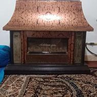 بخاری گازی طرح شومینه