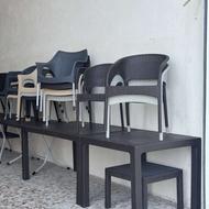 فروش صندلی پلاستیکی صندلی حصیری نیم ست پلاستیکی مبل حصیری