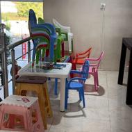 صندلی پایه فلزی مبل کافه میز حصیری صندلی پلاستیکی