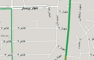 *فرصت ویژه* زمین 151 متری بر عالی بدون شکستگی اوایل قائم