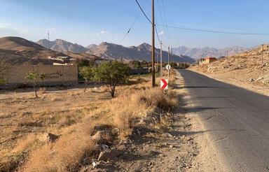 سانیج زمین 460 متر با چاه آب باغ مهدی باغ سنگی کله