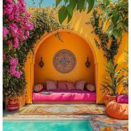 کاهگل مدرن رنگی ضدآب