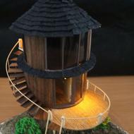 ماکت ویلایی خاص با نورپردازی زیبا