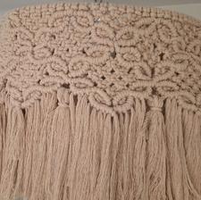 لوستر مکرومه به رنگ موکا خیلی شیک واسپرت د