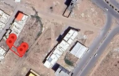 100 متر زمین با بر 6متر