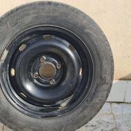 رینگ پژو 405 سایز 14 با لاستیک