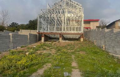 300 متر زمین با بنای نیمه آماده lsf