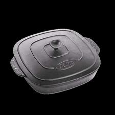 تابه مربع چدن مدل Adrina (با درب چدن)