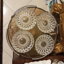 سرویس 4 عددی آجیل خوری کریستال فرانسه