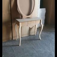 میز ارایش چوبی کشودار