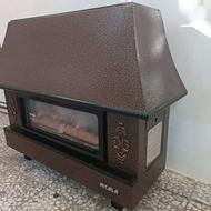 فروش شومینه 24000 نیک کالا با لوله بخاری در حد نو