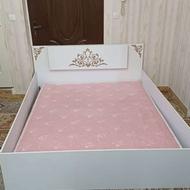 تخت دونفره تمام ام دی اف سفید