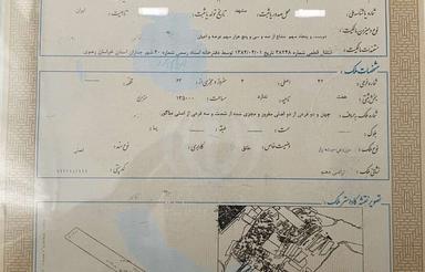 250 متر زمین سنددار دولت اباد