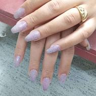 لاین کاشت ناخن با پودر و ژل و طراحی