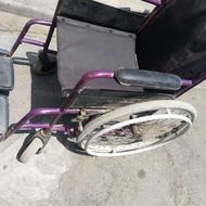 ویلچر تاشو لاستیک توپر