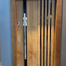 درب ضد سرقت روکش راش:”کدLC012”/نما فریم لس ضدسرقت