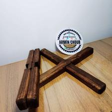 زیر قابلمه ای چوبی