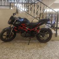 بنلی 250 مشکی قرمز 1401