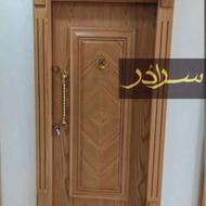 درب ضد سرقت روکش بلوط:”کدLC046”/درب لابی ضدسرقت