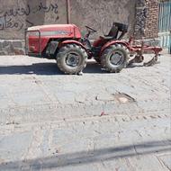 شخم زدن با تراکتور کوچک(کمرشکن باغی)