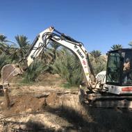 مینی بیل زنجیری اجاره ای