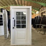 درب ضدسرقت سفید شیشه خور ضد سرقت پنجره اتاق ژیوادرب1327