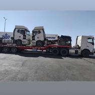 کمرشکن 6 محور. حمل بار ترافیکی