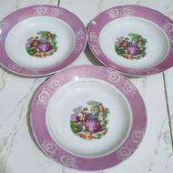 3 عدد بشقاب خیلی قدیمی دیوار کوب ژاپنی