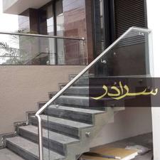 درب ضد سرقت:/“کدLC109”/نرده شیشه‌ای استیل ضدسرقت