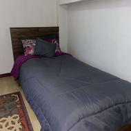 تخت خواب یک نفره چوبی