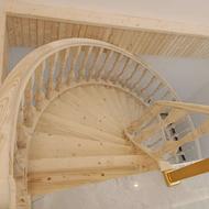 اجرای پله دوبلکس پله گرد