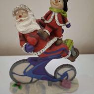 مجسمه بابانوئل * جامدادی قایق معلق