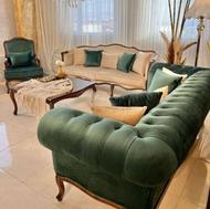 مبل کلاسیک باقیمت 8نفره واقعی