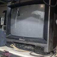 تلویزیون رنگی ناسیونال ژاپنی قدیمی سالم