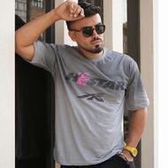 تیشرت مردانه طوسی مدل HELLSTAR ⏰ زمان داره میگذره... از دست