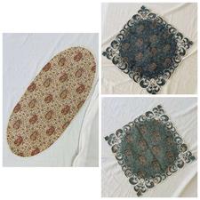 سه عدد رومیزی ترمه با کیفیت نو باهم