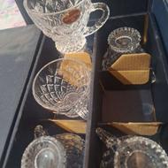 فنجان خورشیدی 450،دیس کریستال پذیرایی 450،دیس پایه دار پذیرا