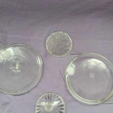 درب قابلمه پیرکس فرانسه دو عدد درب شکلات خوری خارجی