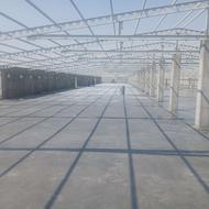 اجرای بتن ریزی کف با دستگاه ماله پروانه ای (برقی)