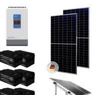 پنل خورشیدی.اینورتر .باطری