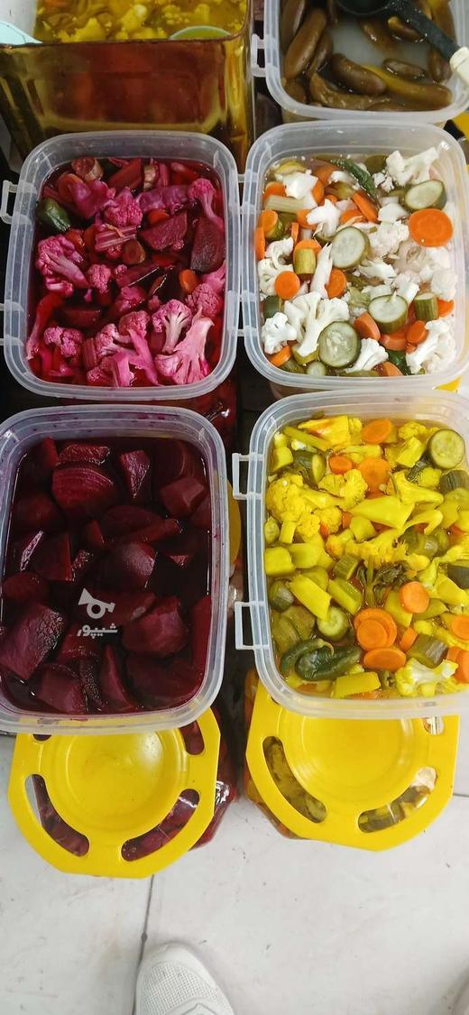 ترشی گل کلم خوشمزه خانگی وزن بالا ده کیلو پخش