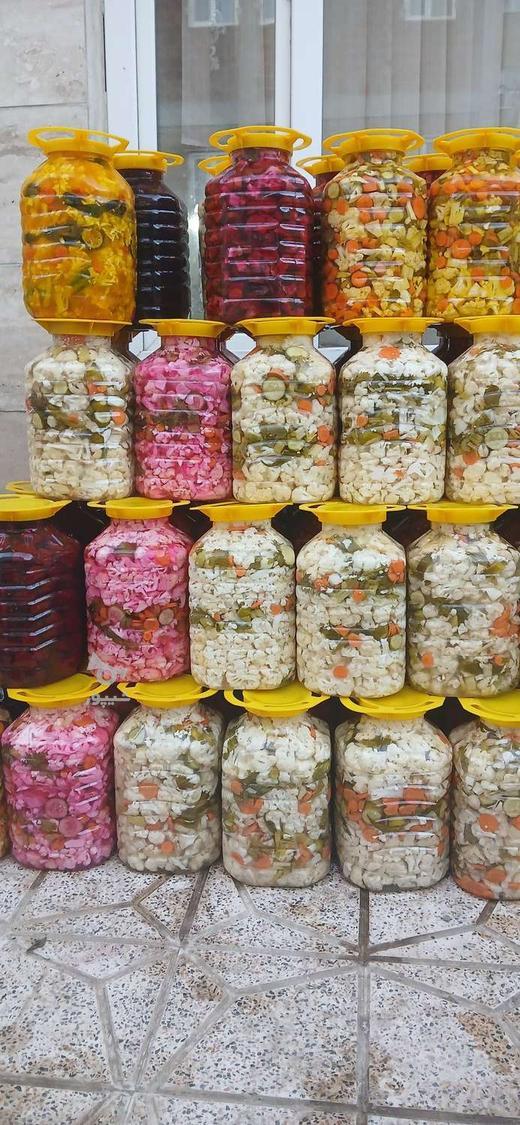 ترشی گل کلم خوشمزه خانگی وزن بالا ده کیلو پخش